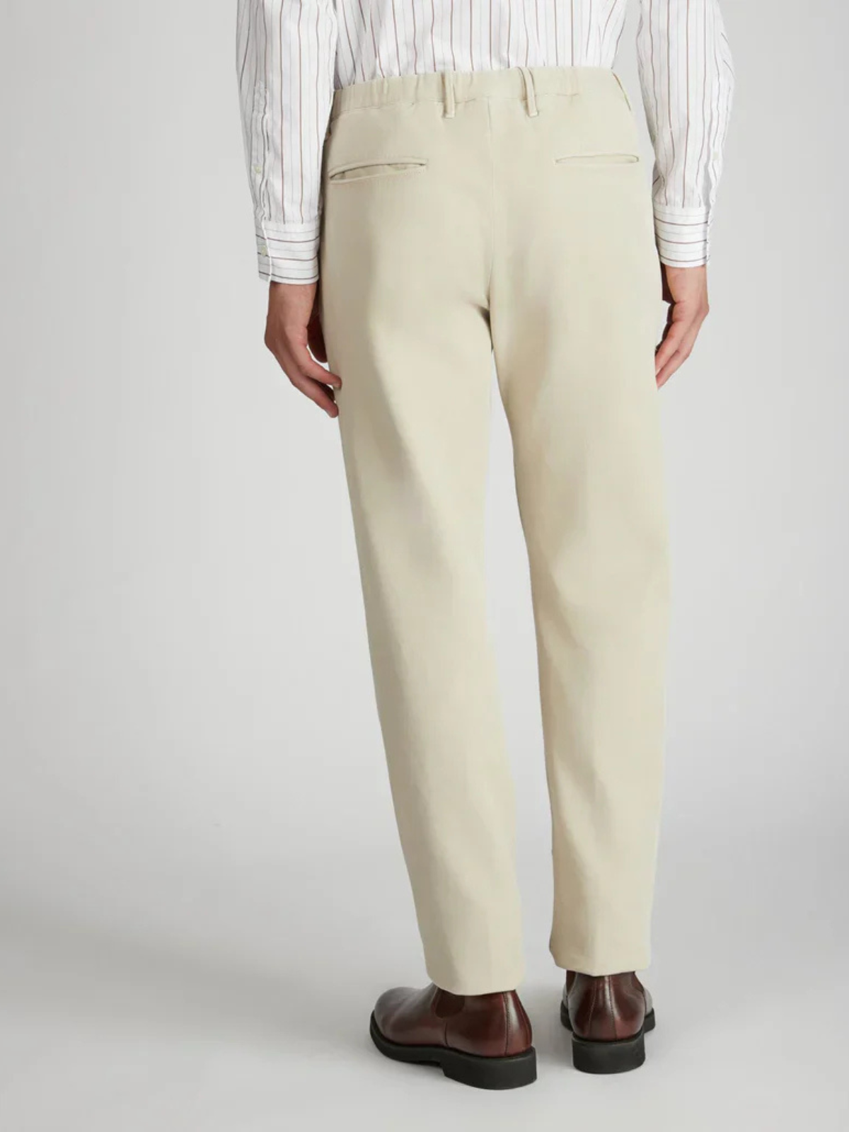 Men's Slim Fit Stretch Cotton Trousers