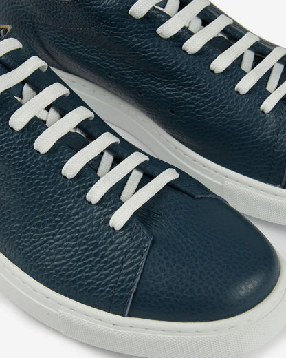 Hammered Handcrafted Calfskin Low-Top Sneakers