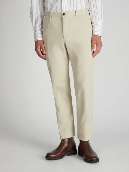 Men's Slim Fit Stretch Cotton Trousers