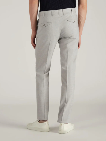 Men's Slim Fit Tropical Wool Trousers