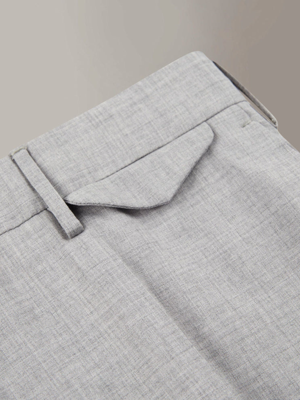 Men's Slim Fit Tropical Wool Trousers