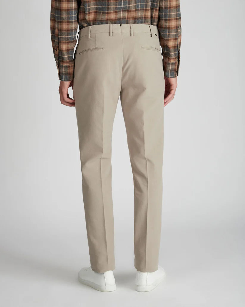 Men's Slim Fit Cotton Moleskin Trousers - Soft & Velvety