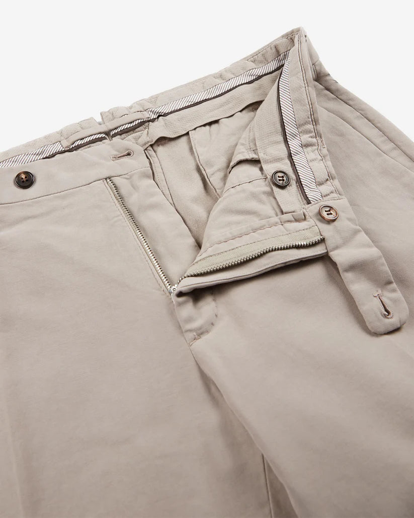 Men's Slim Fit Cotton Moleskin Trousers - Soft & Velvety