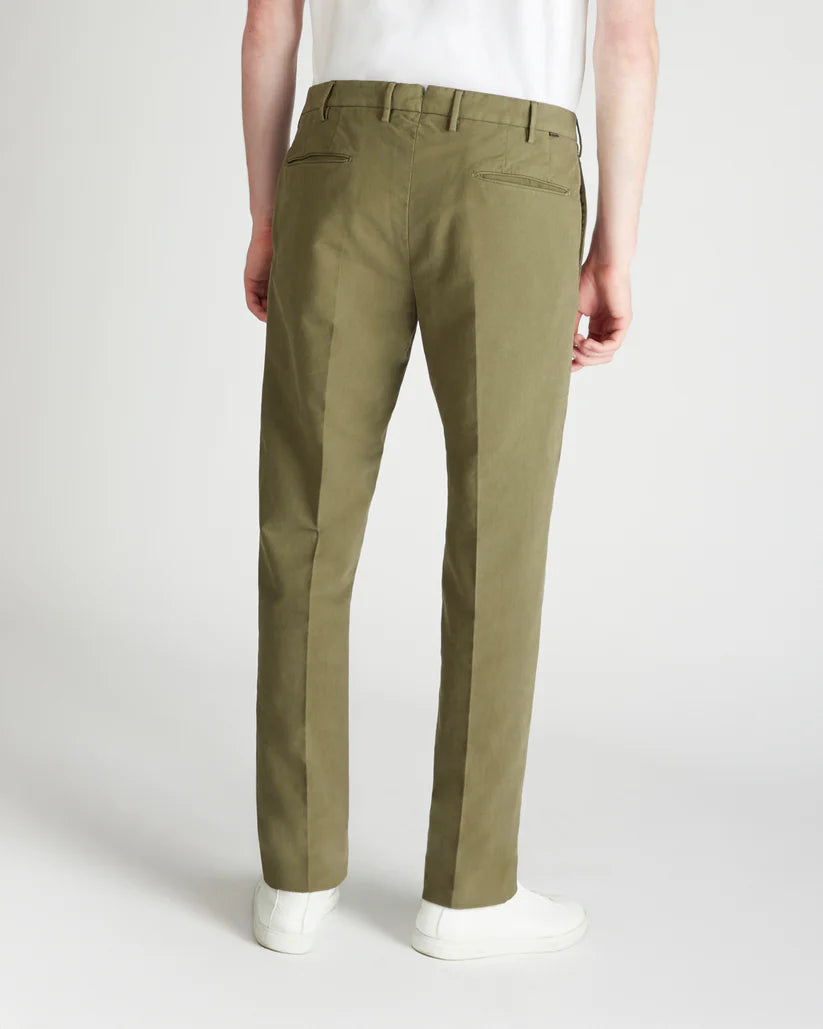 Men's Slim Fit Cotton Moleskin Trousers - Soft & Velvety