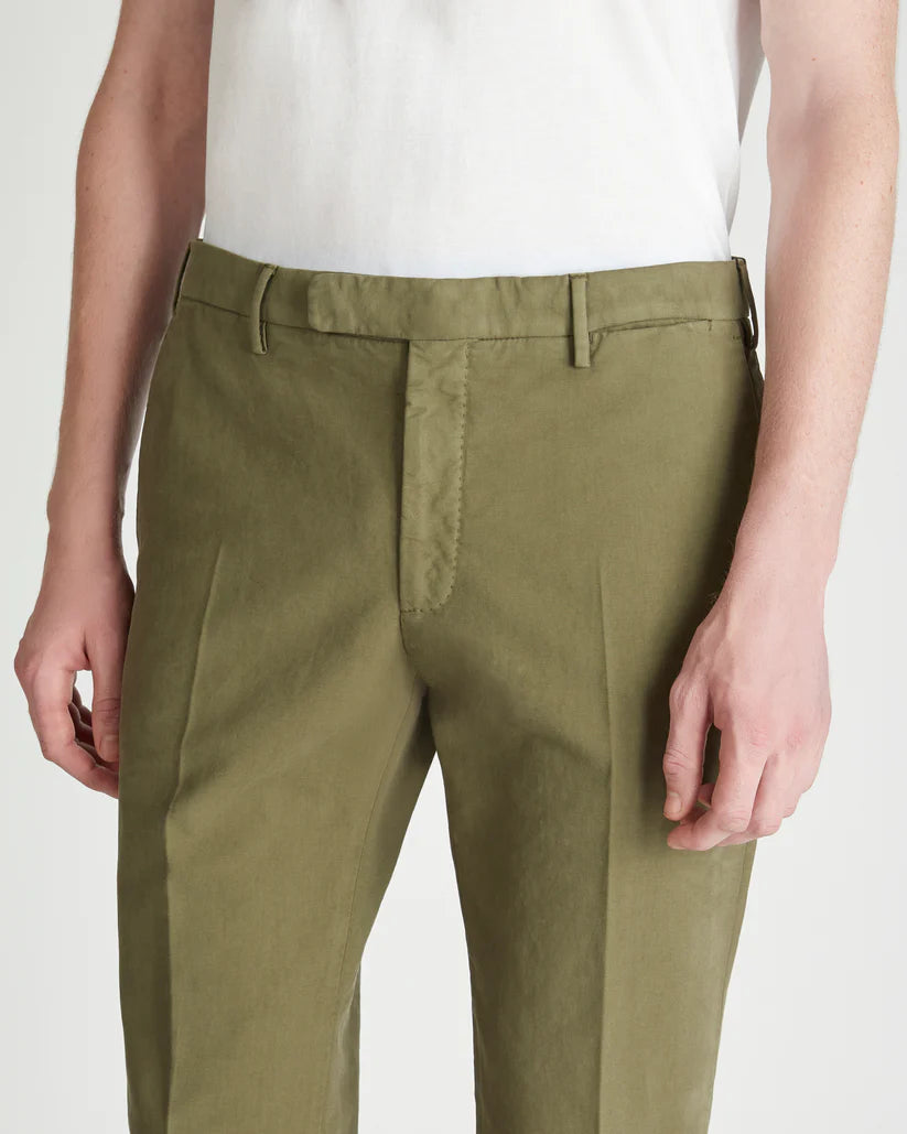 Men's Slim Fit Cotton Moleskin Trousers - Soft & Velvety