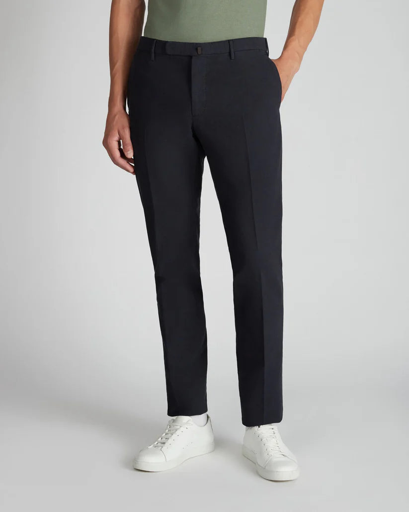 Men's Slim Fit Cotton Moleskin Trousers - Soft & Velvety
