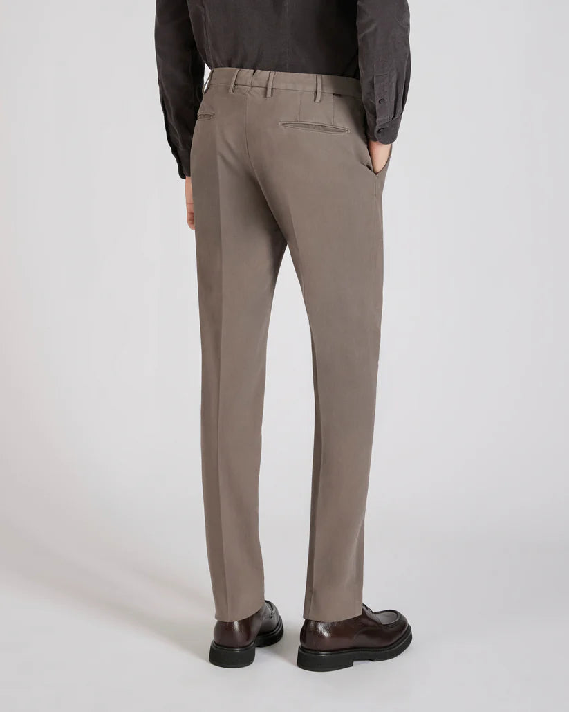 Men's Slim Fit Cotton Moleskin Trousers - Soft & Velvety