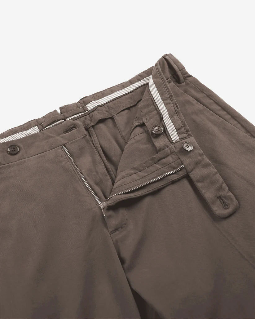Men's Slim Fit Cotton Moleskin Trousers - Soft & Velvety