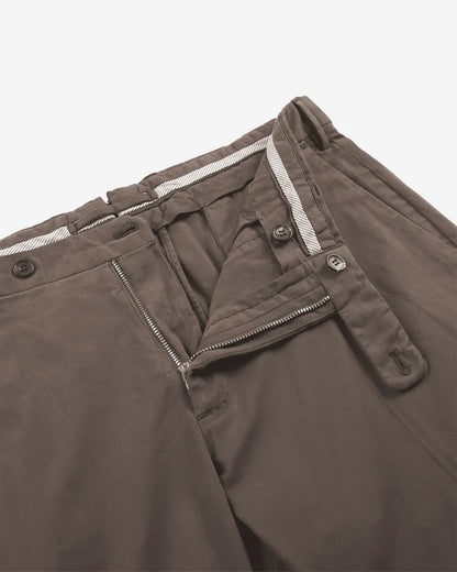 Men's Slim Fit Cotton Moleskin Trousers - Soft & Velvety