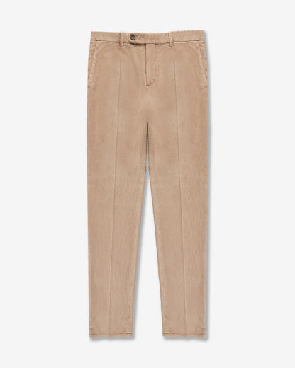 Men's Tapered Fit Corduroy Trousers - Cotton | Smart Casual