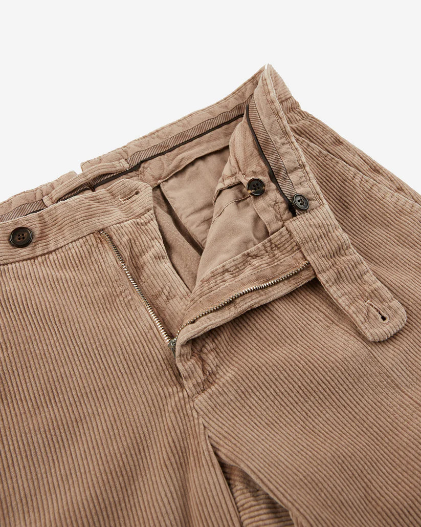 Men's Tapered Fit Corduroy Trousers - Cotton | Smart Casual
