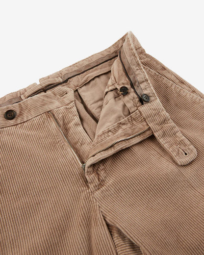 Men's Tapered Fit Corduroy Trousers - Cotton | Smart Casual