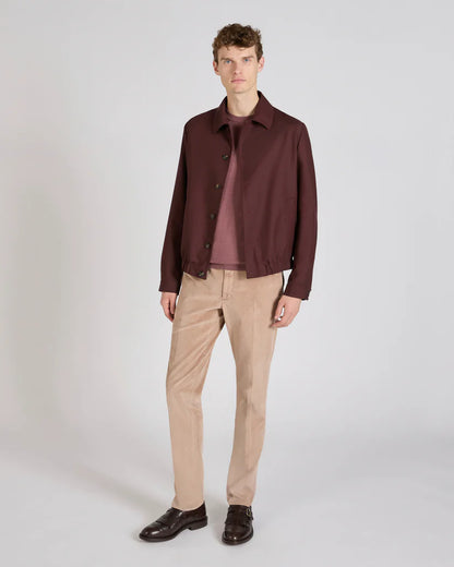 Men's Tapered Fit Corduroy Trousers - Cotton | Smart Casual