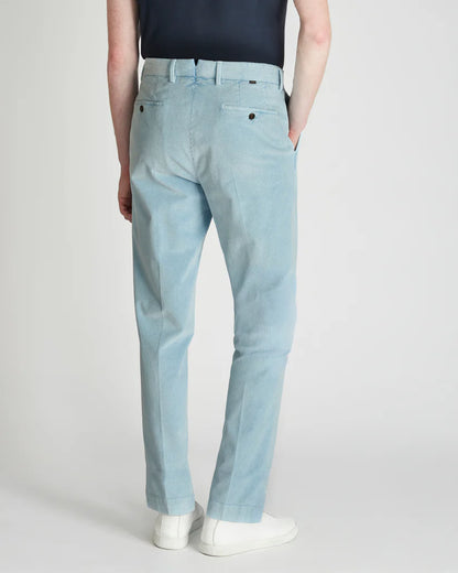 Men's Tapered Fit Corduroy Trousers - Cotton | Smart Casual