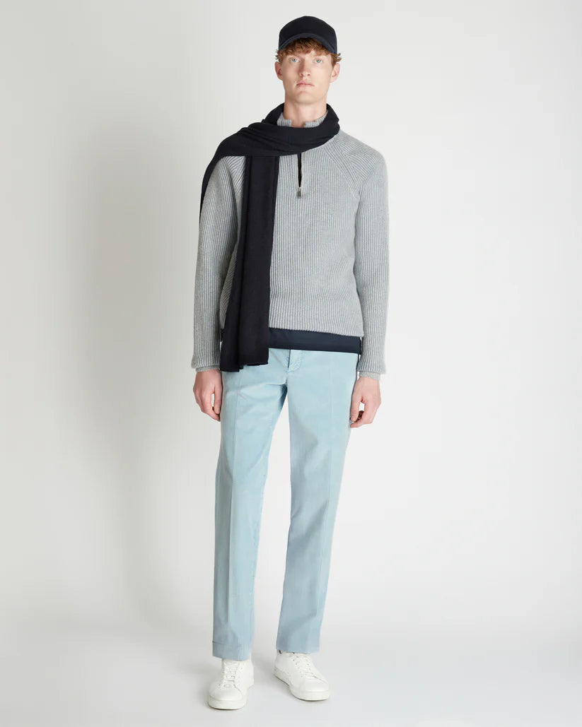 Men's Tapered Fit Corduroy Trousers - Cotton | Smart Casual