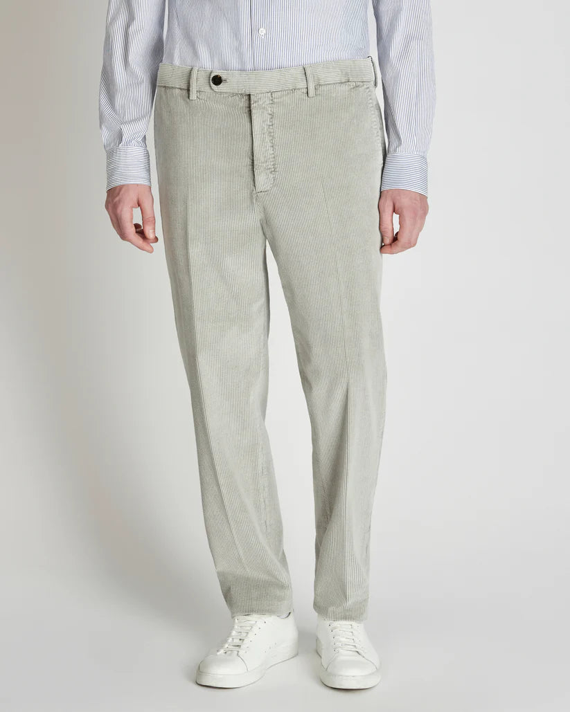 Men's Tapered Fit Corduroy Trousers - Cotton | Smart Casual