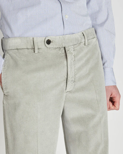 Men's Tapered Fit Corduroy Trousers - Cotton | Smart Casual