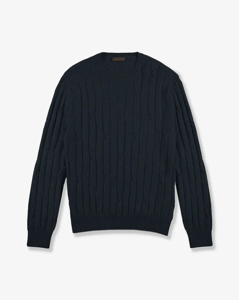 Men’s Slim Fit Wool & Cashmere Crew Neck Sweater