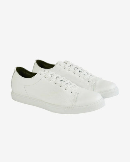 Hammered Handcrafted Calfskin Low-Top Sneakers
