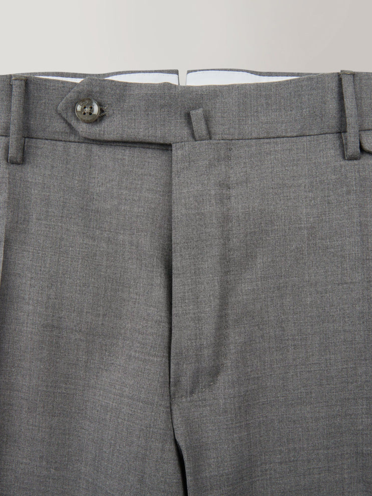 Men's Slim Fit Tropical Wool Trousers