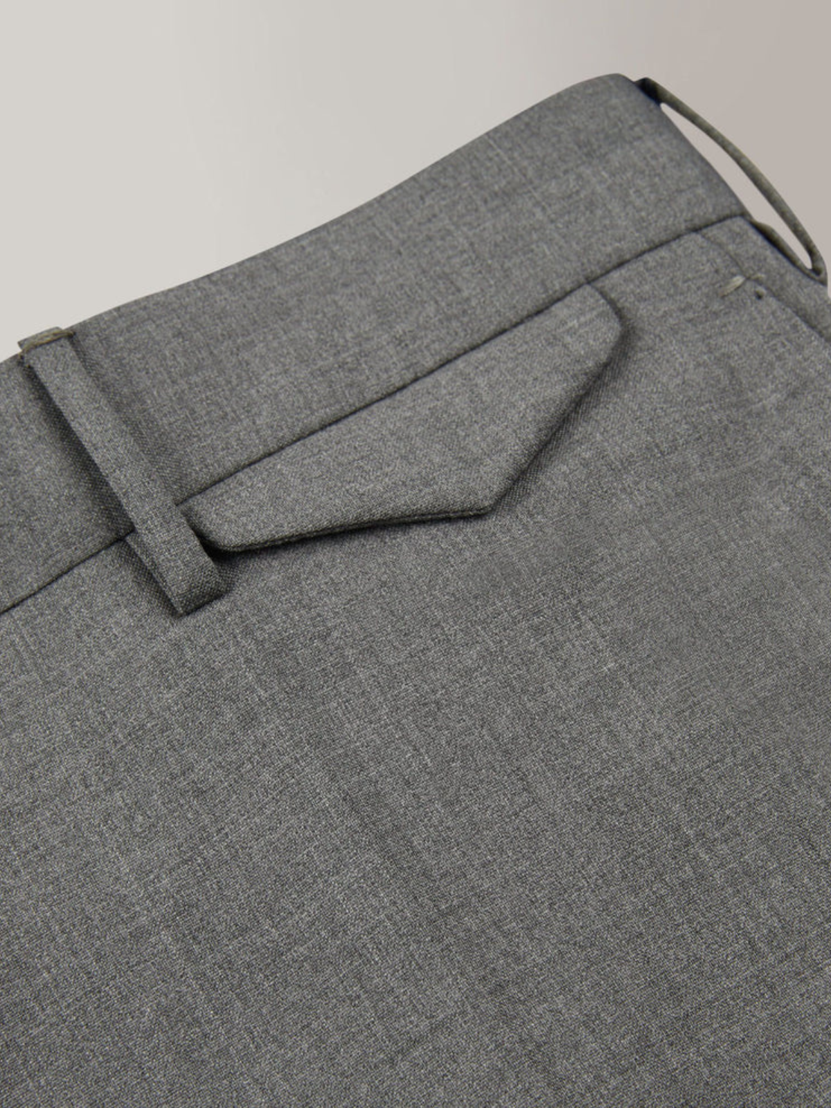 Men's Slim Fit Tropical Wool Trousers