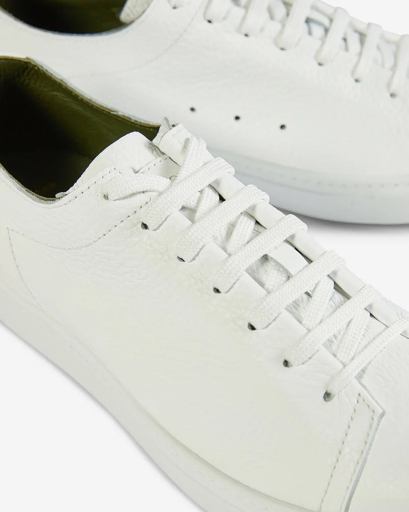 Hammered Handcrafted Calfskin Low-Top Sneakers