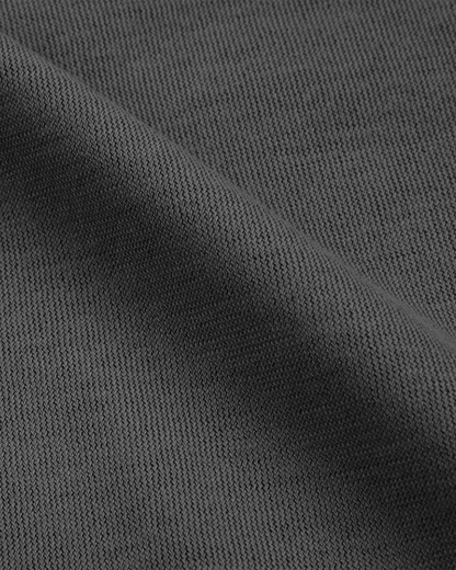 Slim-Fit Premium Cotton Polo Shirt - Asphalt Grey | Lightweight