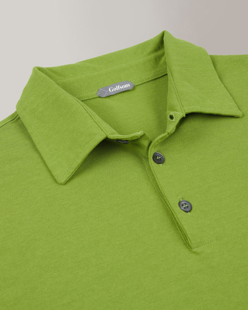 Slim-Fit Premium Cotton Polo Shirt - Green | Lightweight & Breathable