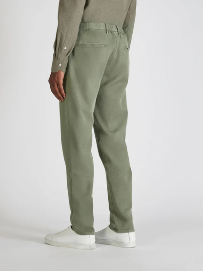 Men's Slim Fit Stretch Cotton Trousers