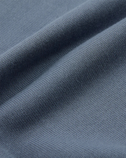 Slim-Fit Cotton Crêpe Polo Shirt - Blue | Lightweight Knit
