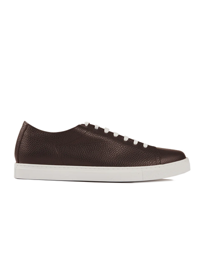 Hammered Handcrafted Calfskin Low-Top Sneakers