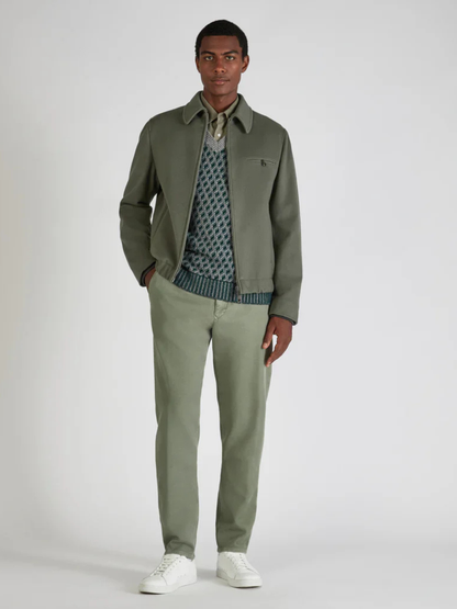 Men's Slim Fit Stretch Cotton Trousers