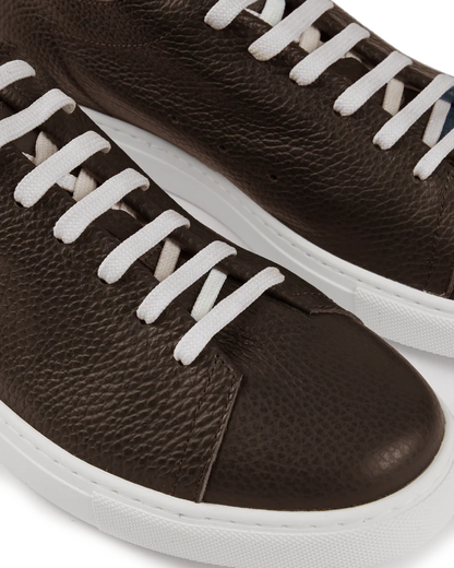 Hammered Handcrafted Calfskin Low-Top Sneakers