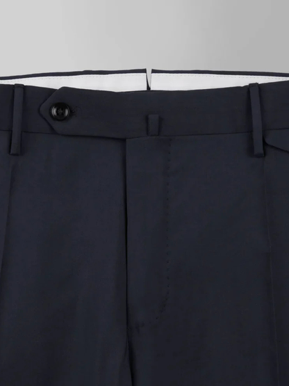 Men's Slim Fit Tropical Wool Trousers