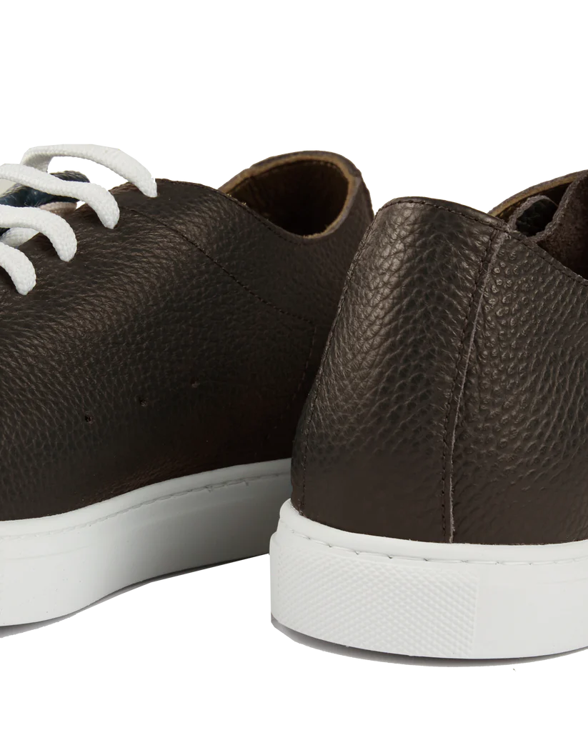 Hammered Handcrafted Calfskin Low-Top Sneakers